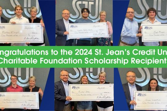 Pictured are the six St. Jean's Charitable Foundation Scholarship Winners